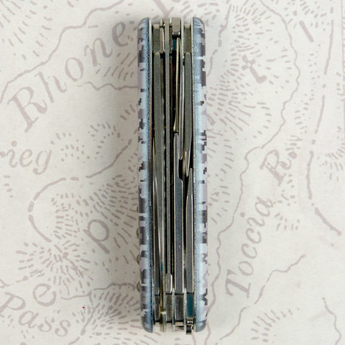Складной нож Victorinox HUNTSMAN ARMY Пиксель синий с красн Лого 1.3713.3.W3943p  