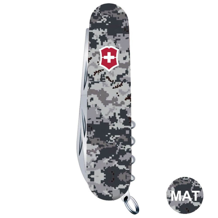 Складной нож Victorinox HUNTSMAN ARMY Пиксель синий с красн Лого 1.3713.3.W3943p  