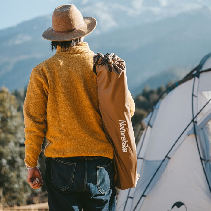 Кресло складное Naturehike CNH22JU059, алюминий, коричневый  