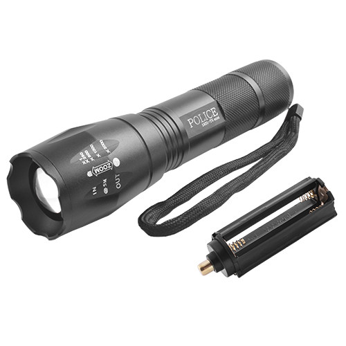 Карманный фонарь Police 1831A-T6, серый XM-L  