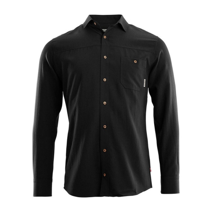 Рубашка муж. Aclima LeisureWool 160 Woolshirt M's Jet Black XL  