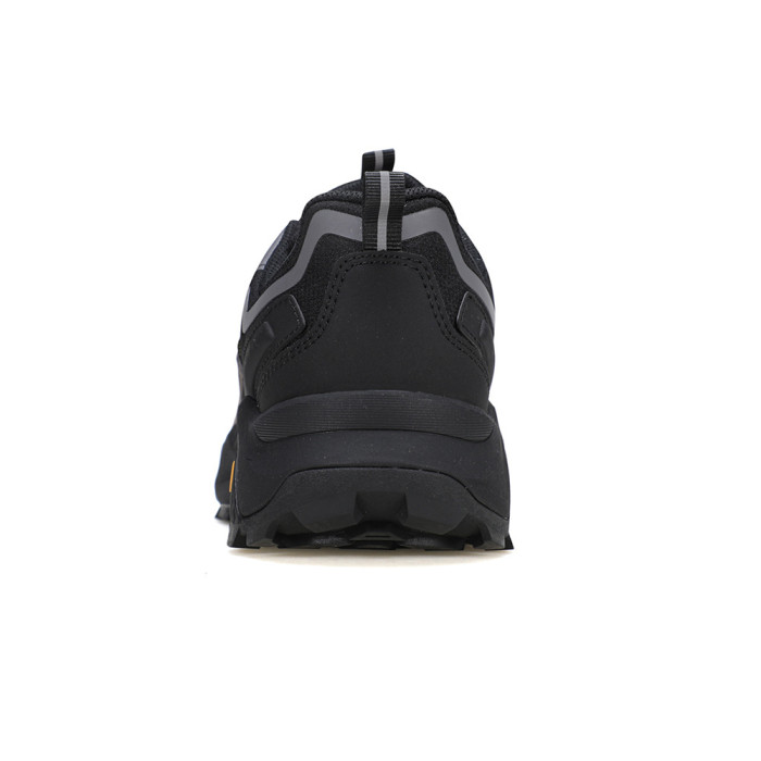 Кроссовки мужские треккинговые Humtto Ranger натуральная кожа серо-черные 45  