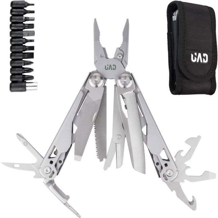 Мультитул профессиональный UAD IronHand Ver 2.0 17 инструментов 420/440 Сталь  