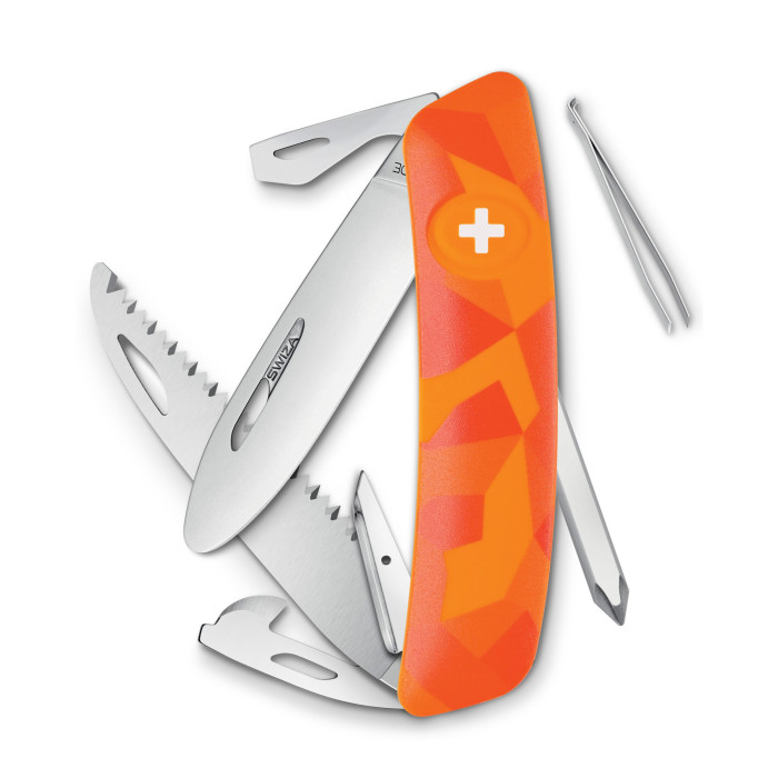 Швейцарский нож Swiza J06 Luceo Orange 