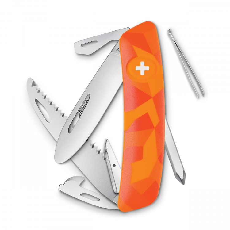 Швейцарский нож Swiza J06 Luceo Orange 