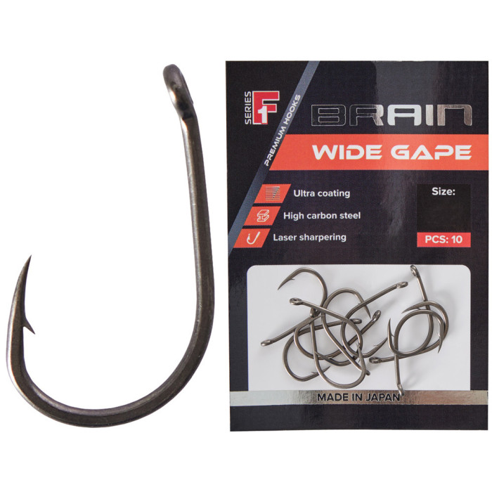 Крючок Brain Wide Gape 01, 8 шт/уп  