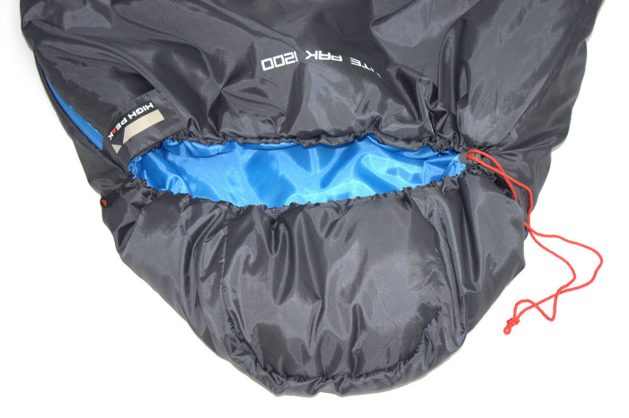 Спальный мешок High Peak Lite Pak 1200/+5°C Anthra/Blue Left (23277)  