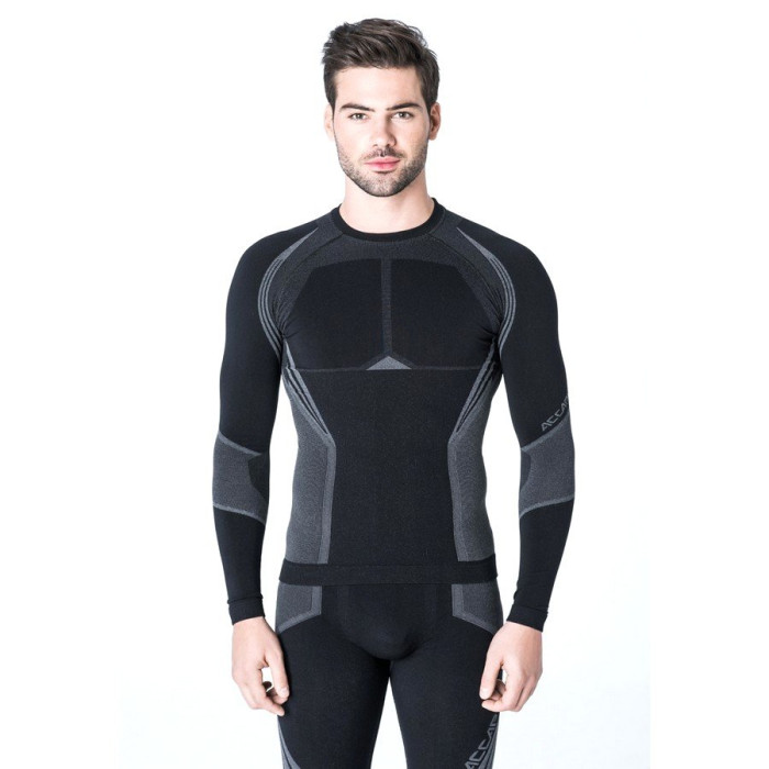 Футболка Accapi Propulsive Long Sleeve Shirt Man 999 black, XXL/XXXL  