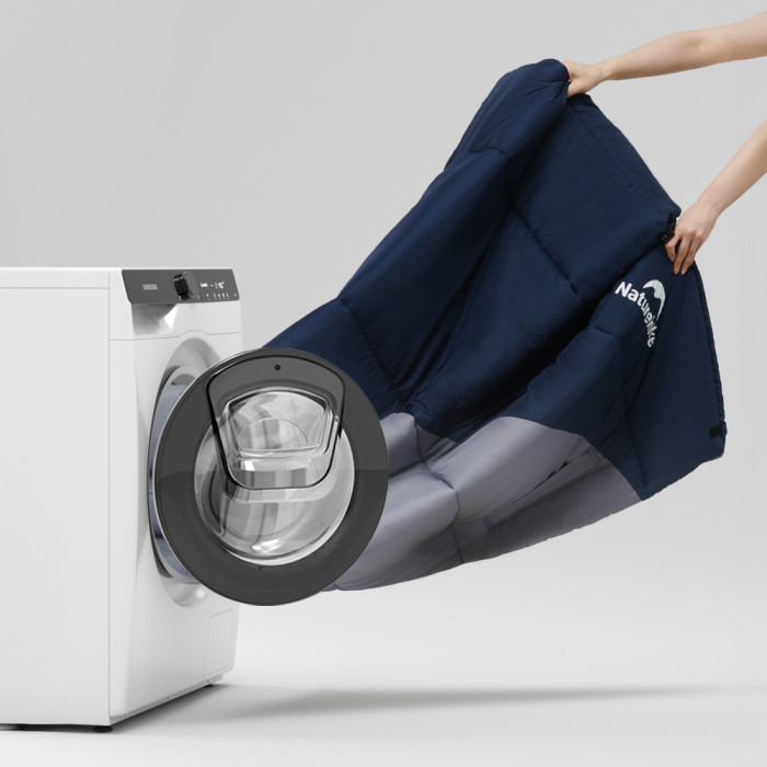 Спальник с капюшоном Naturehike Sunny Day PL02 U250 CNK2550WS028, (8,5 ° C), левый, голубовато-синий  