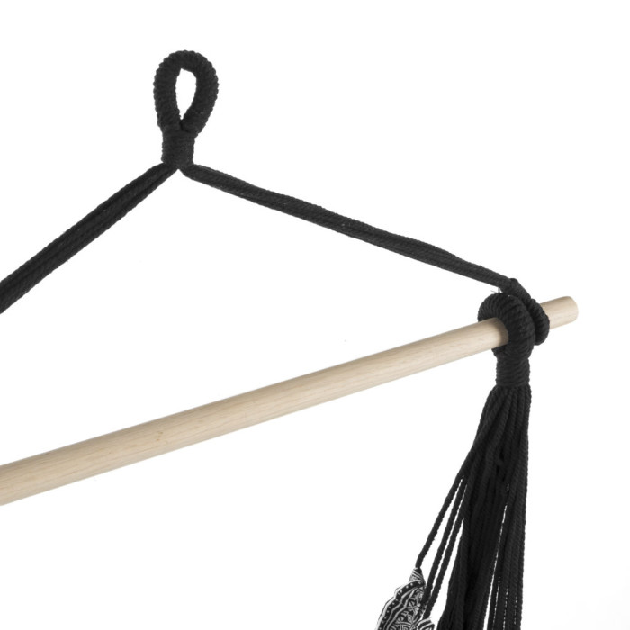 Кресло-гамак Spokey BENCH ETNO (921917) gray lines  