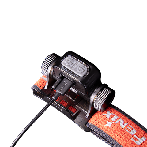 Фонарь налобный Fenix HM65R-T V2.0 сиреневый  