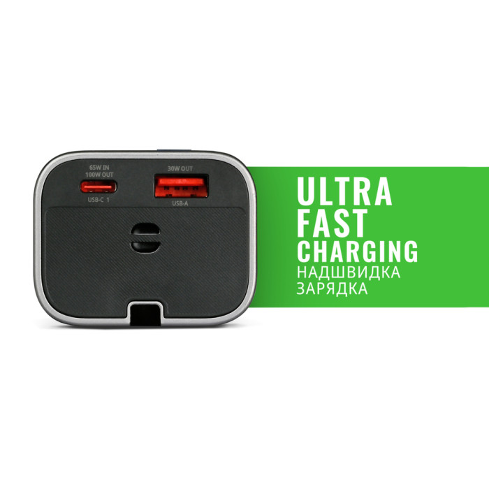 Повербанк 20000mAh VIDEX VPB-366 PD100W Grey  