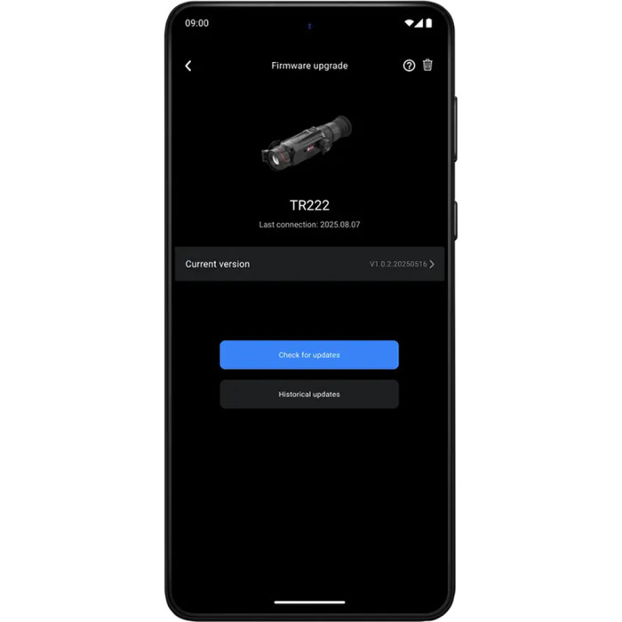 Прицел Guide TR222 Gen2, 25mm F1.0, 3.6-14.4x, 256x192@12μm, VOx (QD Long mount)  