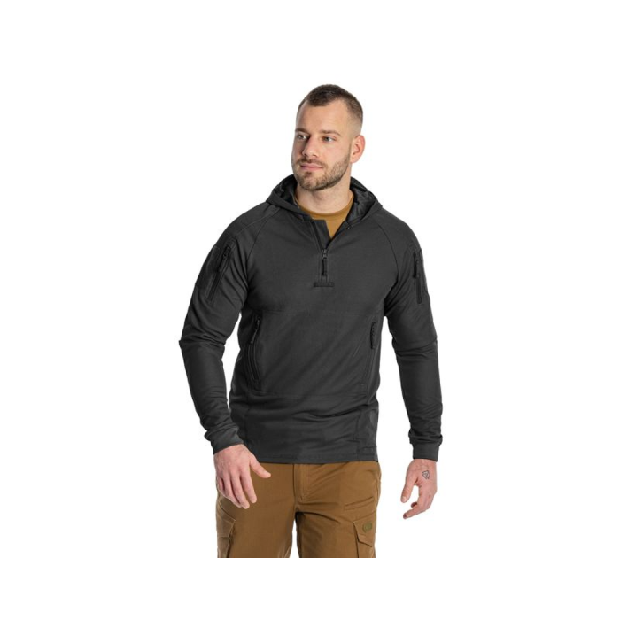 Кофта тактическая Helikon-Tex RANGE HOODIE - TopCool, черный, размер M  