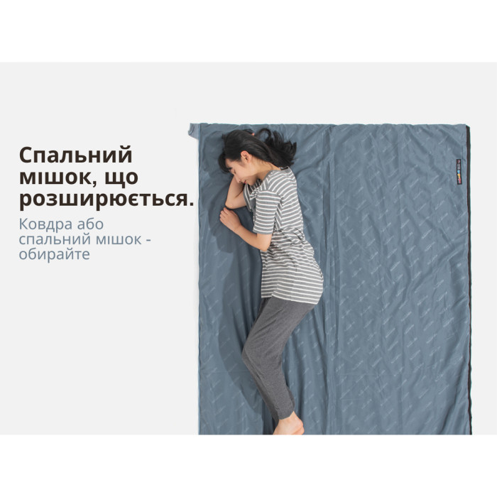 Спальник сверхлегкий Naturehike Summer LW180 NH21MSD09 левый, (15°C), p-p XL, зеленый  