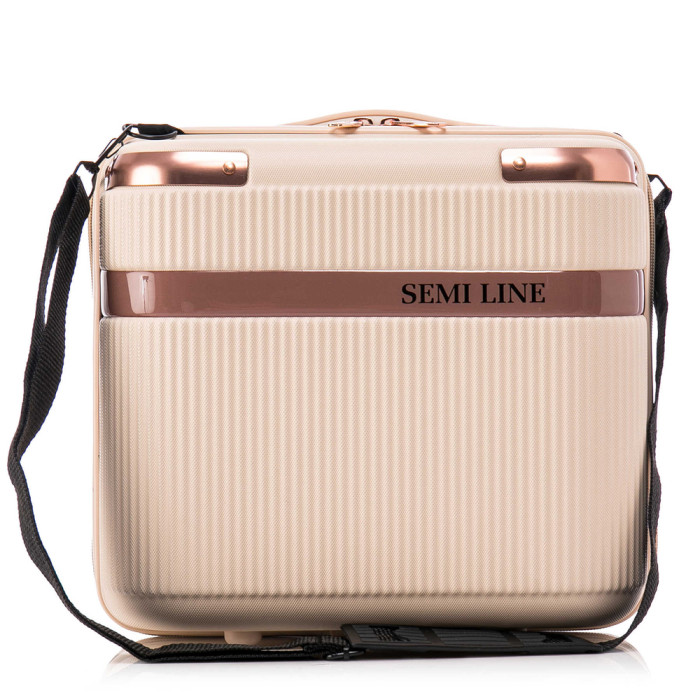 Бьюти-кейс Semi Line 16L Ecru (T5669-1)  