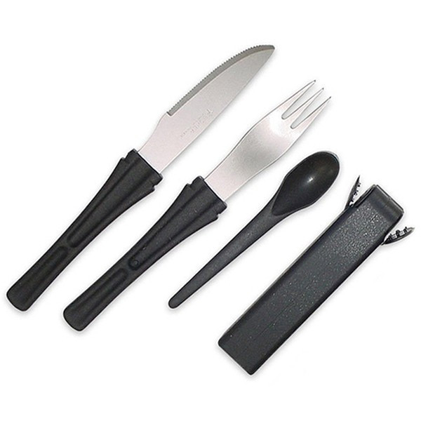 Набор столовых приборов Boker Snac Pac (нож,вилка,ложка) 
