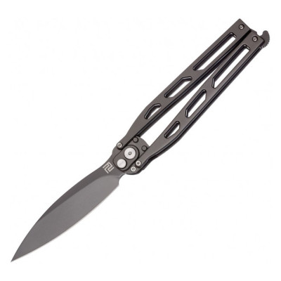 Нож Artisan Kinetic Balisong, D2, Steel grey