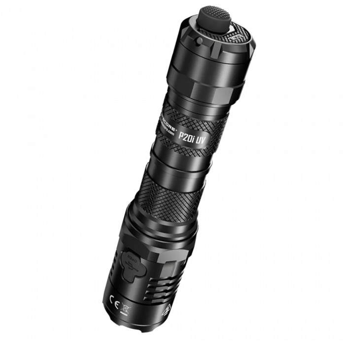 Карманный фонарь Nitecore P20i UV (Luminus SST-40-W+4xUV, 1800 люмен, 5 реж, 1x21700i, USB Type-C), комплект  