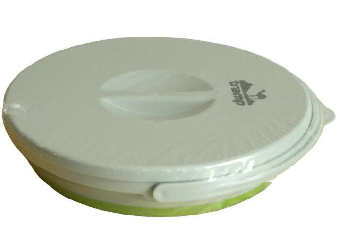 Ведро Tramp складное силиконовое с крышкой 5л olive  