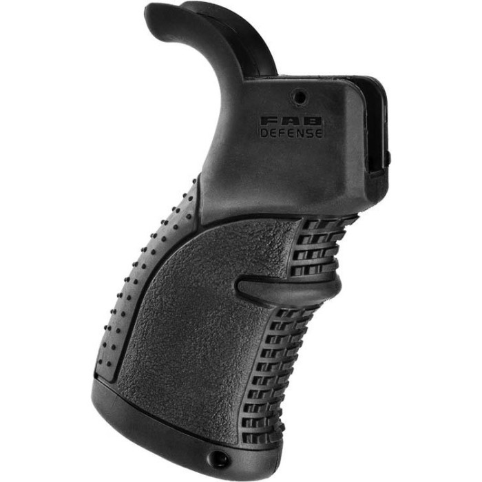 Рукоятка пистолетная FAB Defense прорезиненная для M16\M4\AR15 black (agr43b) 
