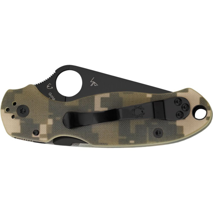 Нож Spyderco Para 3 Black Blade, G-10 camo (C223GPCMOBK)  