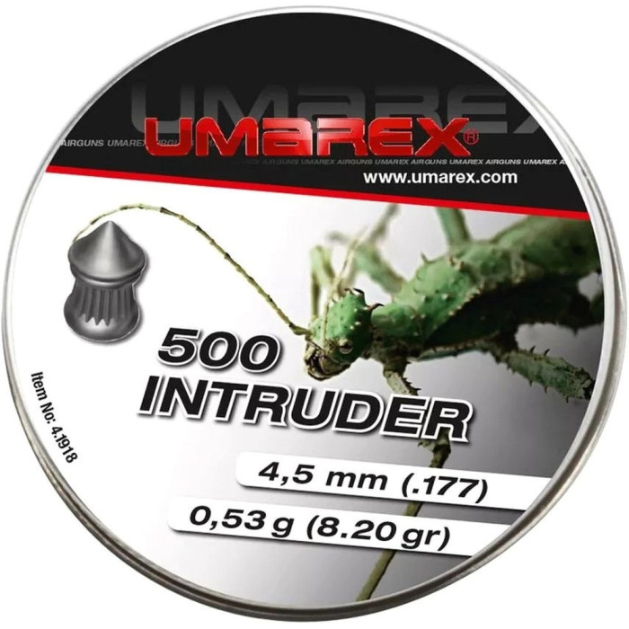 Шарики Umarex Intruder Pellets 0,52 гр. Кал.4.5(.177) 500шт.