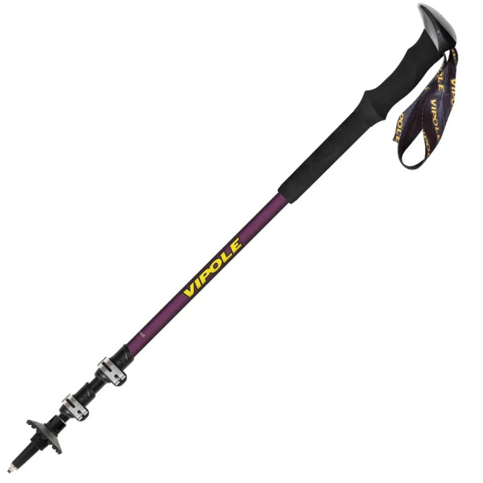 Палки трекинговые Vipole Base Camp Violet DLX (S25 08)  