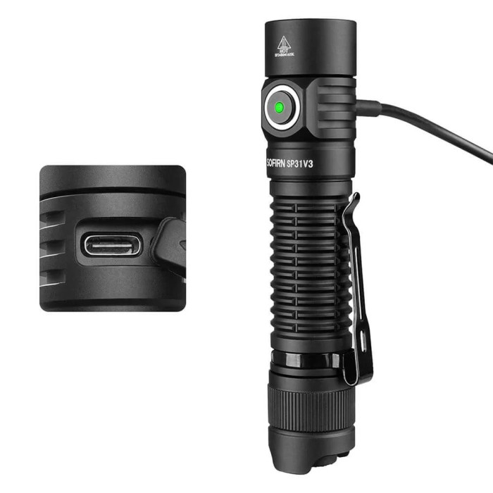 Фонарь Sofirn SP31V3 ручной 2000 лм с USB-C  