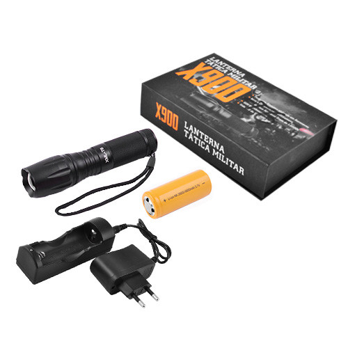 Карманный фонарь Police 1838-T6, серый XM-L,3xAAA  