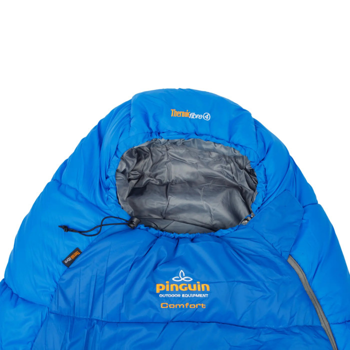 Спальный мешок Pinguin Comfort PFM (-1/-7°C), 185 см - Right Zip, Blue (PNG 234251)  