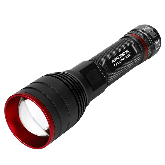 Фонарь тактический Falcon Eye Alpha 2000 RC (2000 Lm) Focus Rechargeable Type-C (FHH0123)  