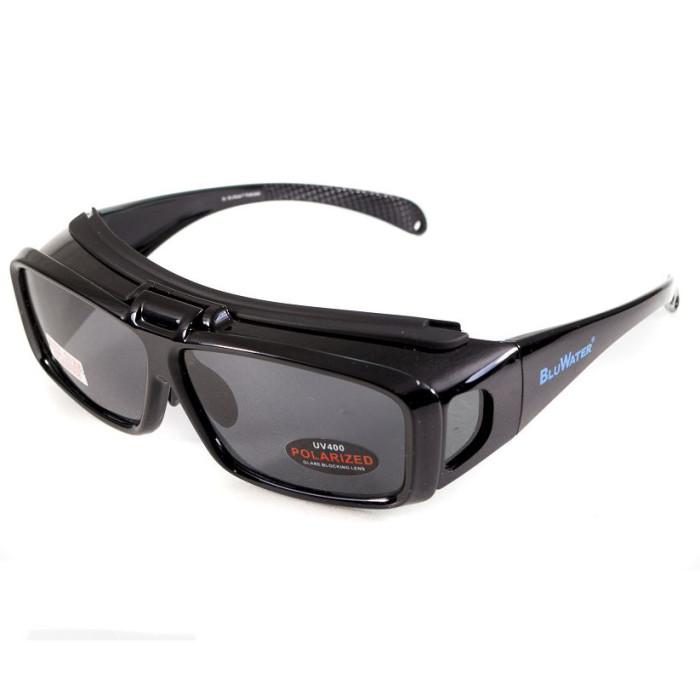 Очки BluWater Flip-IT Polarized (gray) черные 