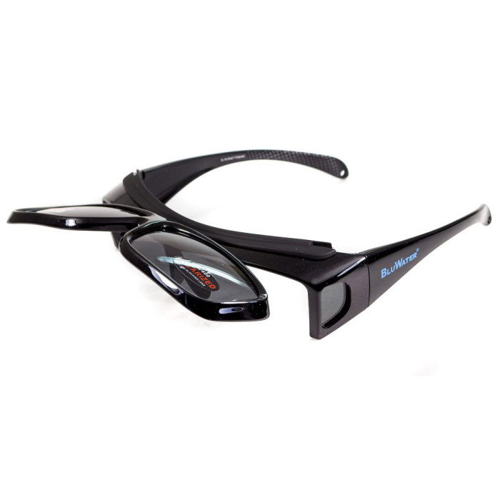 Очки BluWater Flip-IT Polarized (gray) черные  