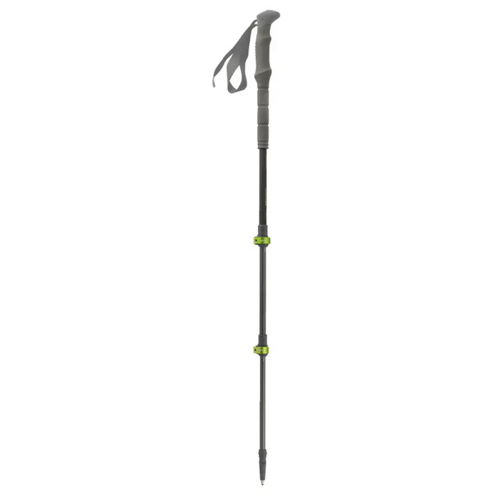 Трекинговые телескопические палки Pinguin Carbon FL Foam 2021, Carbon/Green (PNG 809145)  