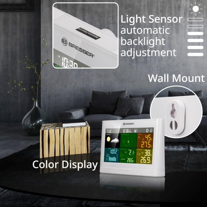 Метеостанция Bresser 5-in-1 Comfort Weather Center White (7002550GYE000/12167) (930584)  