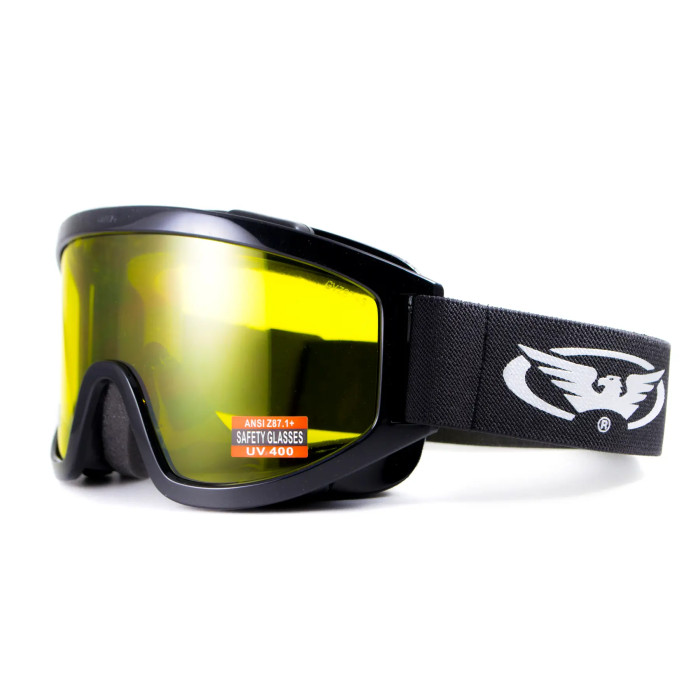 Защитные очки Global Vision Wind-Shield (yellow) Anti-Fog, желтые  