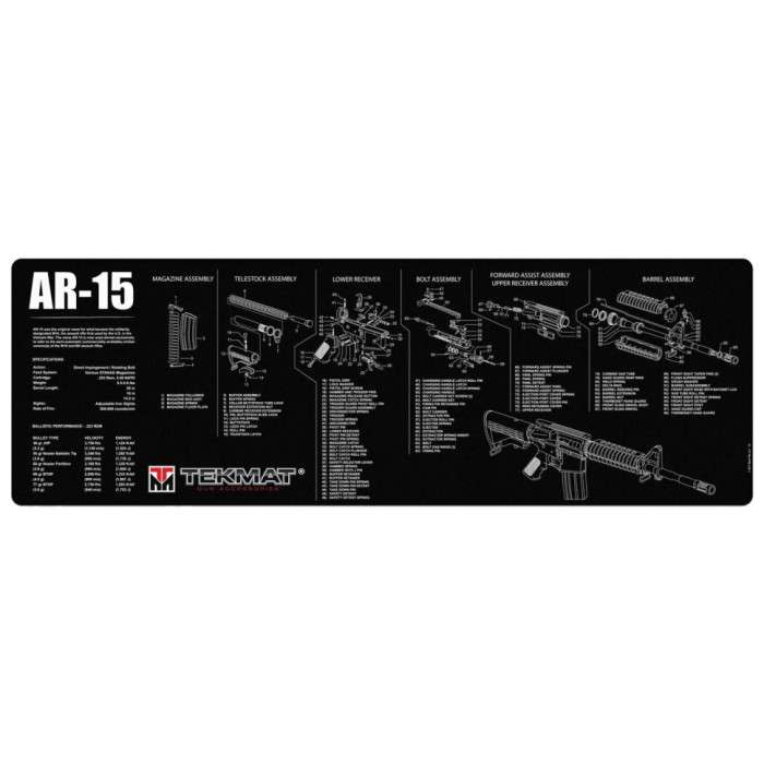Коврик настольный Tekmat AR-15 31х91 см  