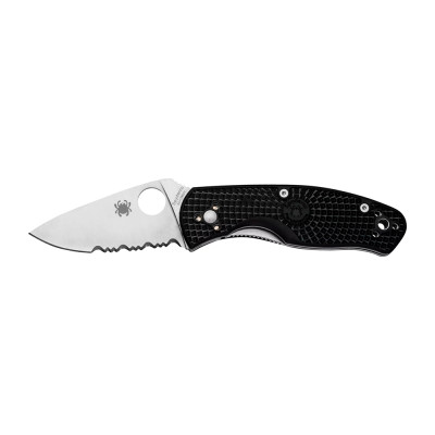 Нож Spyderco Persistence FRN, полусеррейтор