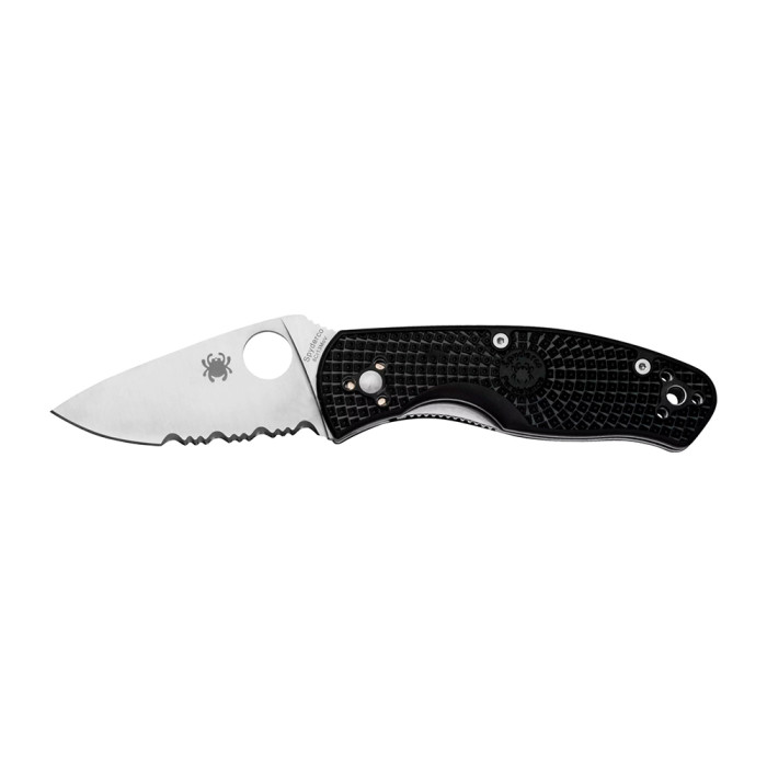 Нож Spyderco Persistence FRN, полусеррейтор  