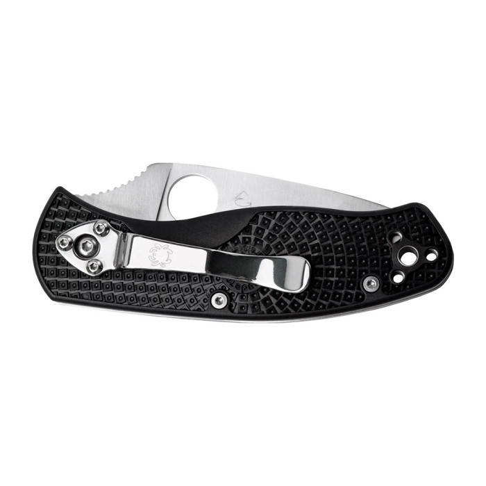 Нож Spyderco Persistence FRN, полусеррейтор  