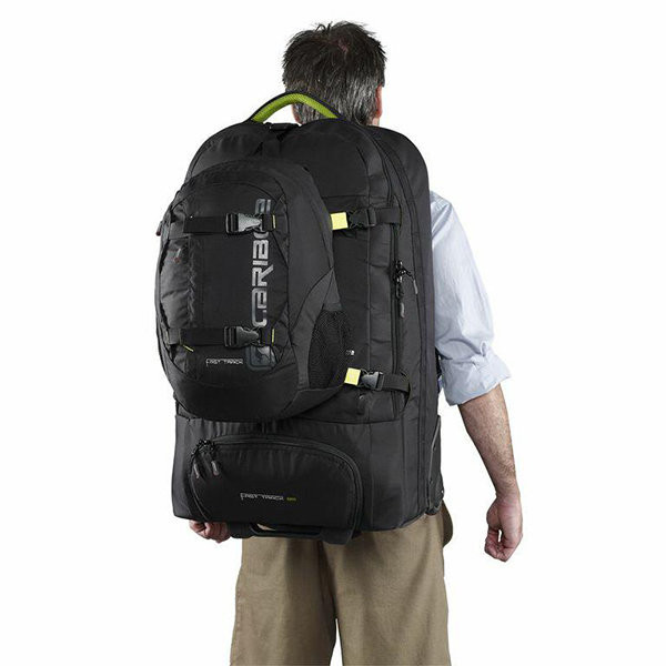 Сумка-рюкзак на колесах Caribee Fast Track 85 (черный)  