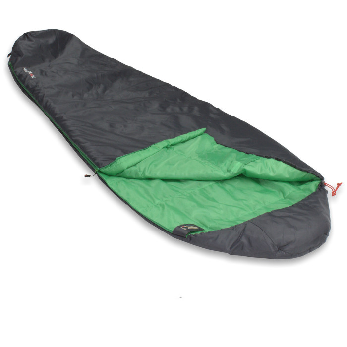 Спальный мешок High Peak Lite Pak 800/+8°C Anthra/Green Left (23272)  