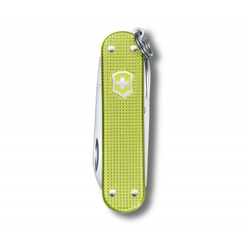 Классический нож-брелок Swiss Army Knife, Classic SD Alox Colors, 58 mm, Lime Twist, Gift Box  