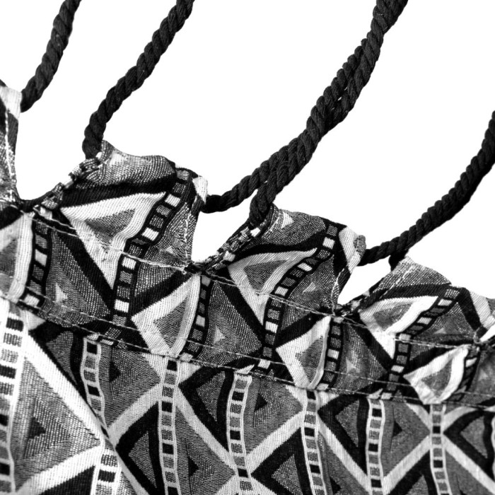 Кресло-гамак Spokey BENCH ETNO (921916) gray triangles  