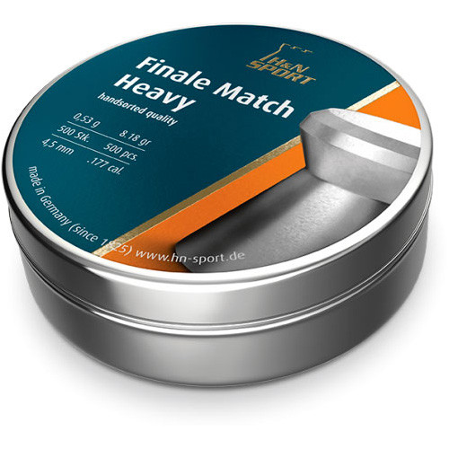 Пули пневматические H&N Finale Match Heavy 449 мм 0,53 г 500 шт/уп (92074490215)  