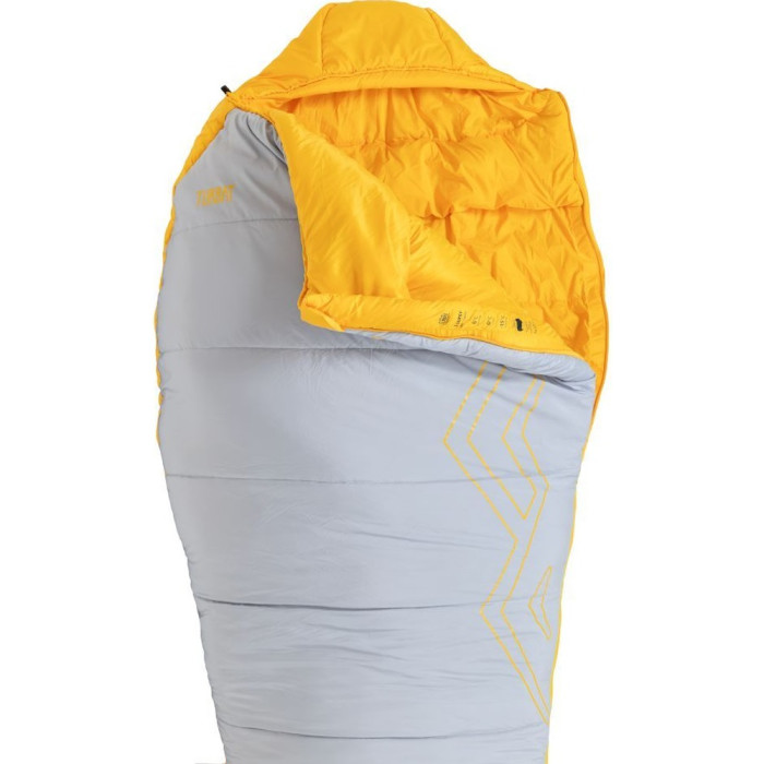Спальник Turbat Tourer gold fusion/dawn blue - 195 см - желтый/серый  