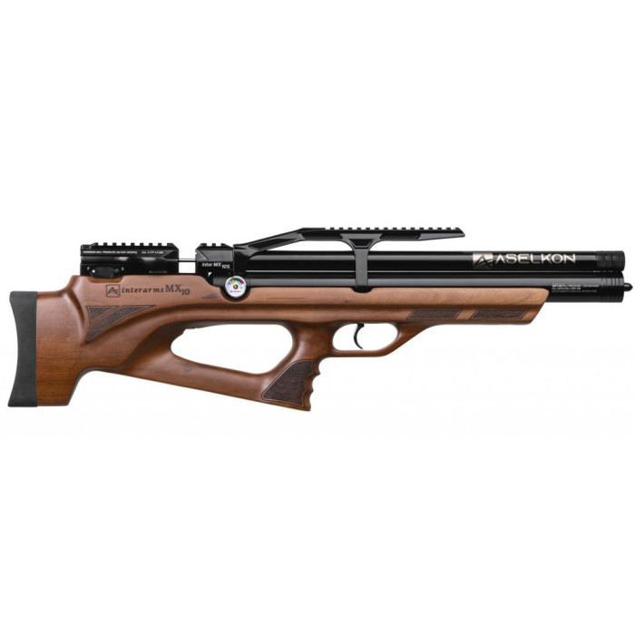 Пневматическая PCP винтовка Aselkon MX10-S Wood кал. 4.5 дерево  