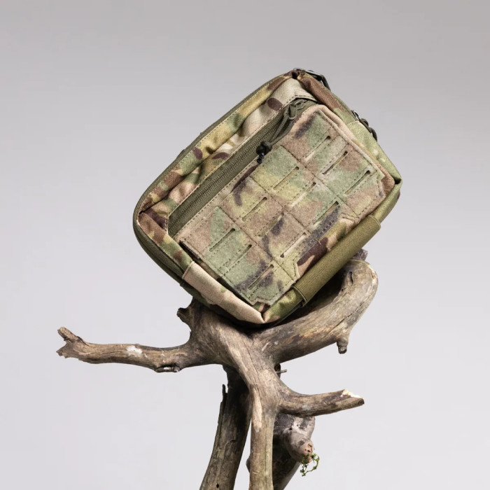 Сумка-напашник Ukrarmor PRO. Размер L(16х28 см). Материал Cordura 500D Мультикам  