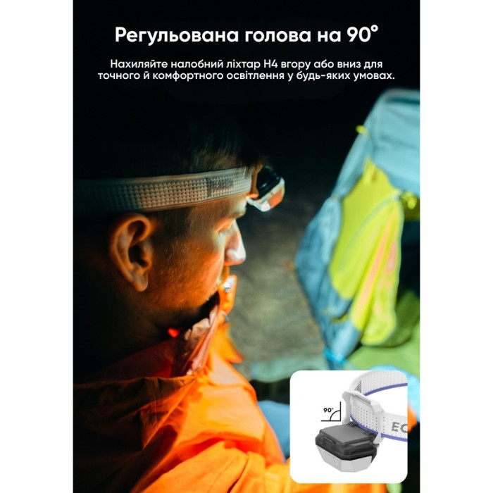 Фонарь Wuben H4, черный  